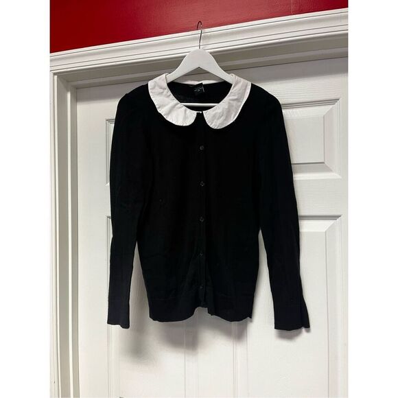 Disney Peter Pan Collar We Are All Mad Here Alice In Wonderland Cardigan Sweater - Picture 2 of 6